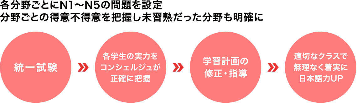 統一試験の流れ