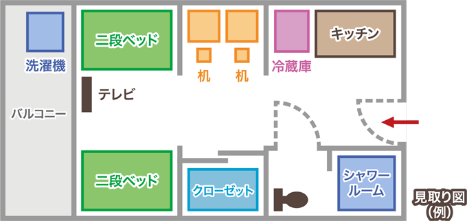 4人部屋